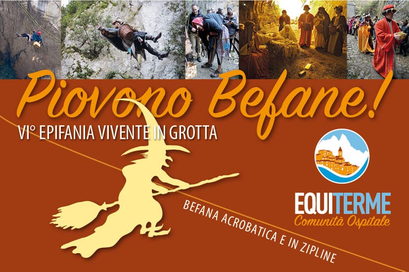 Piovono Befane! VI° Epifania vivente in grotta • 6.1.2020 Equi Terme (MS)